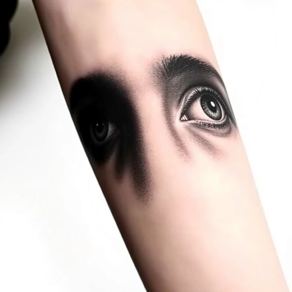 Realism tattoo style created with AI tattoo generator